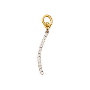 MAISON IREM x ANTHROPOLOGIE Pendant Charm Long Zirconia Chain